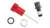 RockShox Einstellknopf  L schwarz, rot